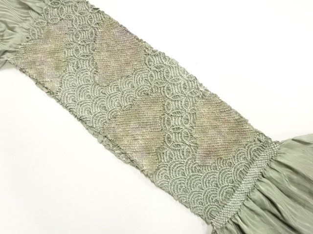 正絹　絞り　帯揚げ